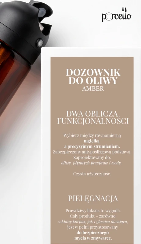 Spryskiwacz, dozownik do oliwy 470 ml | Porcello Olive Pure #2