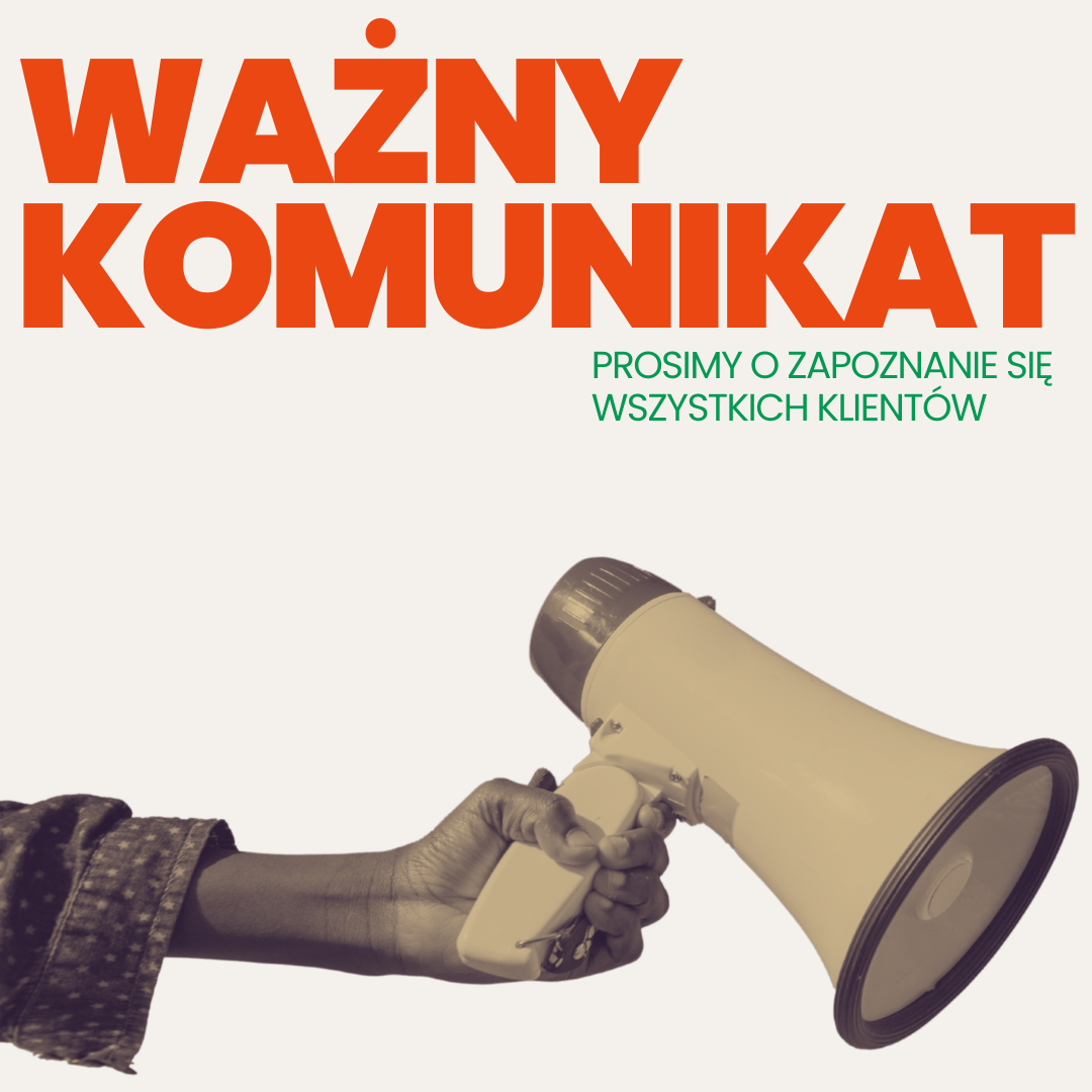 WAŻNY KOMUNIKAT